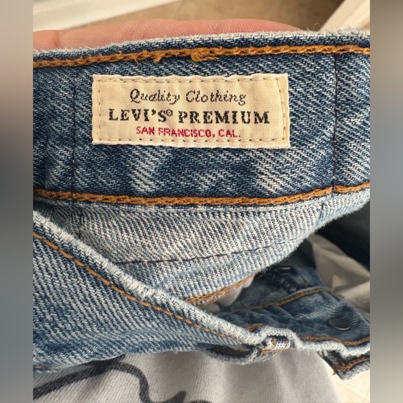 Levi’s women’s wedgie button fly denim jeans size 28 - Picture 5 of 9
